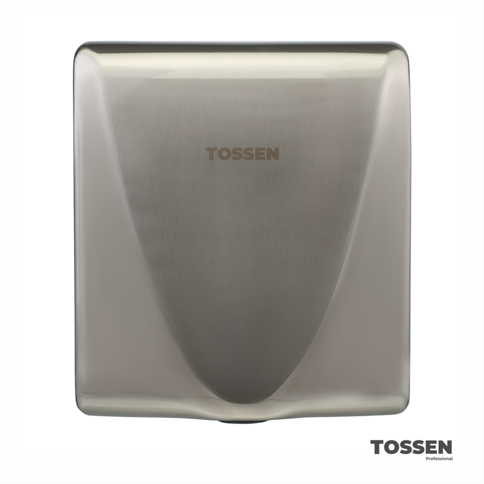 TOSSEN HSB 1013 M - сушилка для рук с бесщеточным двигателем (коллекция «Матовая сталь»)  