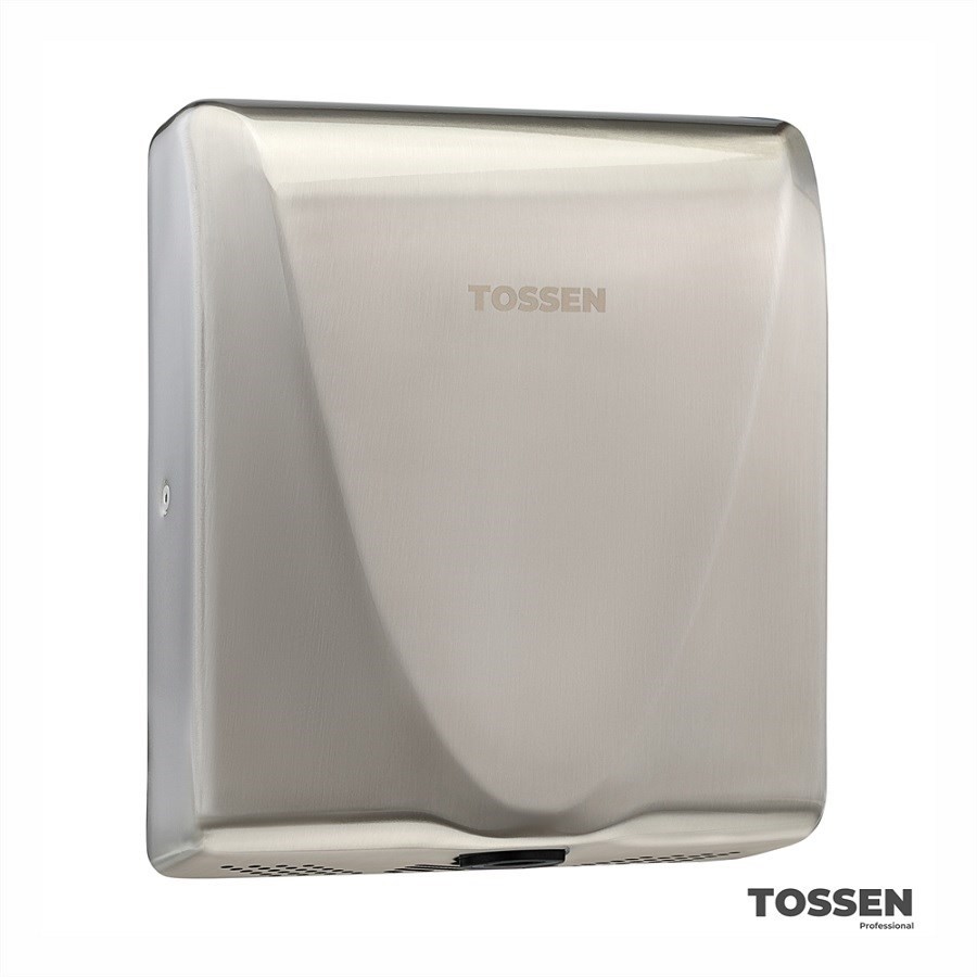 TOSSEN HSB 1013 M - сушилка для рук с бесщеточным двигателем (коллекция «Матовая сталь»)  