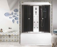 Душевая кабина Niagara Ultra NG-5170-01 (170х75х220) высокий поддон(56см),стекло тонированное,4 места