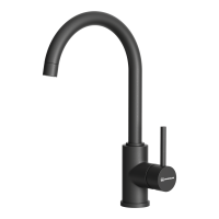 Смеситель для кухни Omoikiri Shinagawa-P-BL латунь/черный