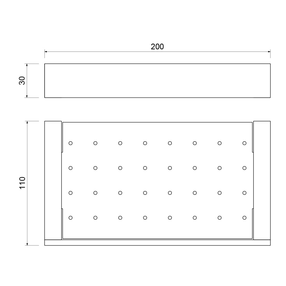 Полка Timo Petruma 15222/18 черное золото