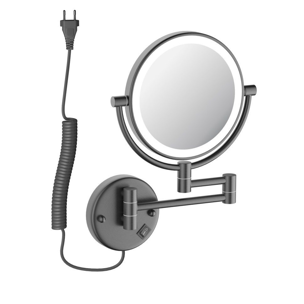 Зеркало с подсветкой Timo Saona 13376/18 черное золото