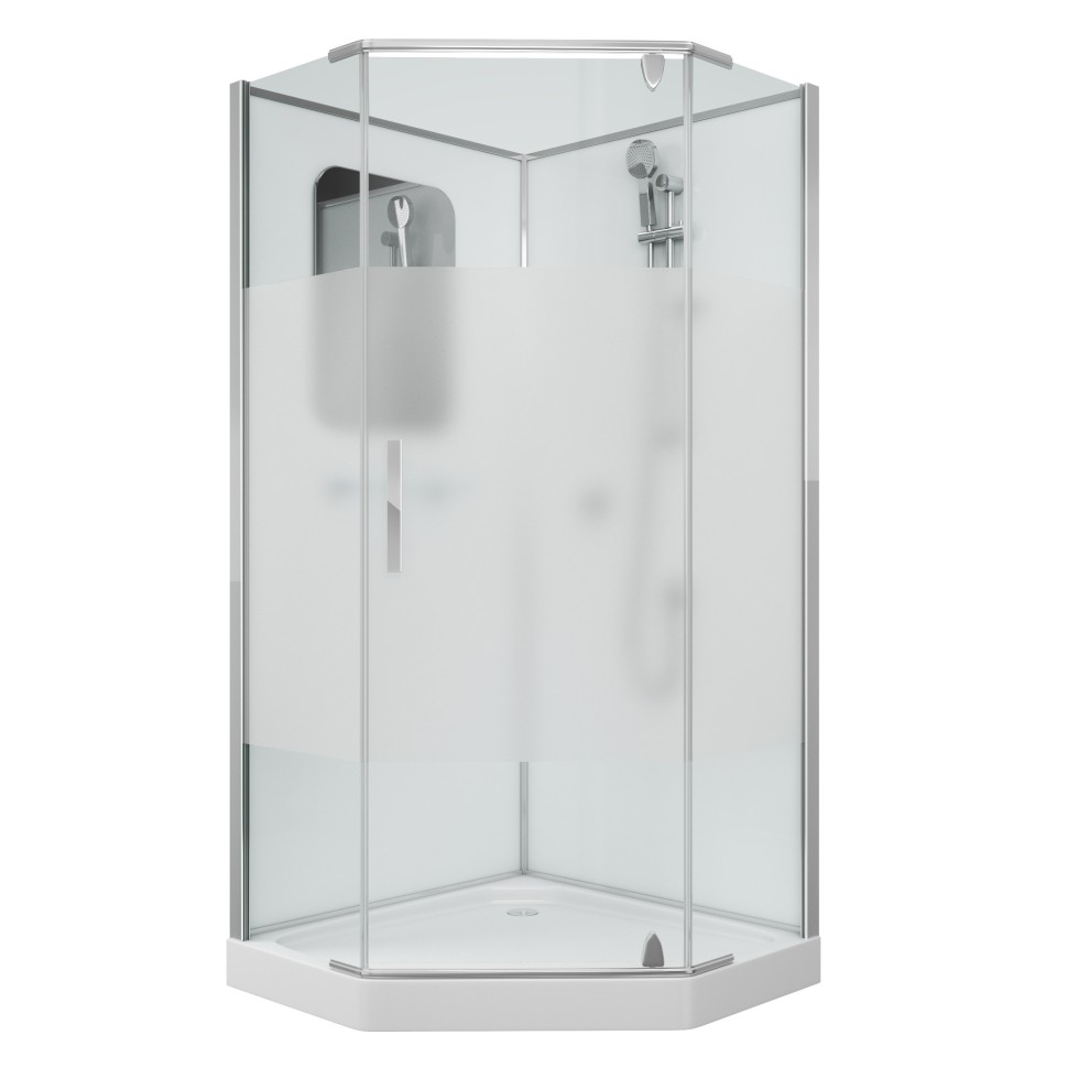 Душевая кабина Grossman Classic GR170D (100х100х205) дверь распашная,4 места