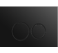 Кнопка для инсталляции Чёрная CeramaLux DC-012/1