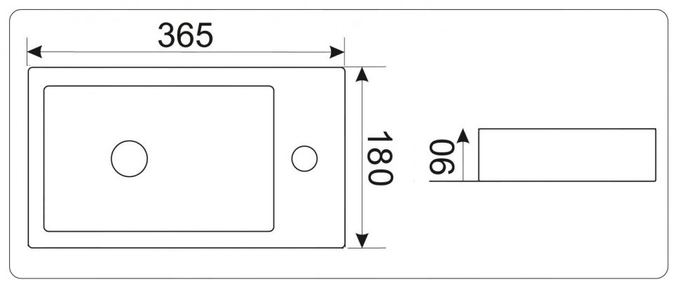Умывальник CeramaLux 9272L