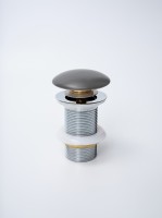 Донный клапан Gid без перелива Dgm100 74408K темно-серый матовый 7x7x10