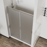 Душевая дверь City VDS-5CT100MT, 1000, хром, стекло текстурное