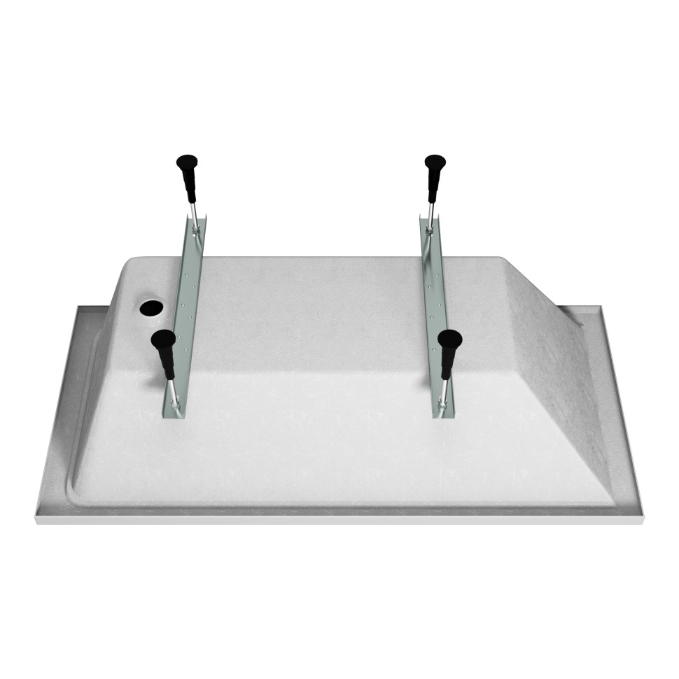 Ванна акриловая Vincea VBT-2G150-LG с ножками 1500*700*470, пристенная, цвет белый