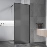 Душевая перегородка Walk-In VSW-1HP100GFB, 1000*2000, черный матовый, стекло матовое тонированное