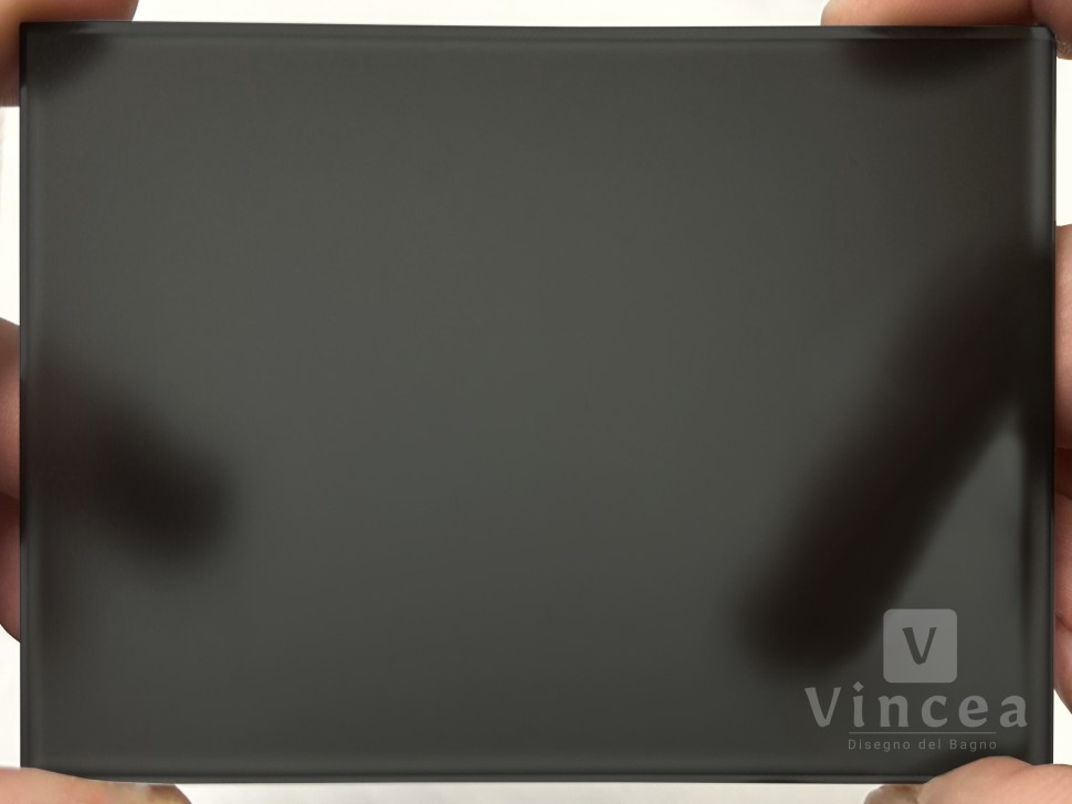 Душевая перегородка Walk-In VSW-1HP100GFB, 1000*2000, черный матовый, стекло матовое тонированное