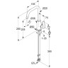 Смеситель для раковины Kludi Pure&Solid хром 340240575