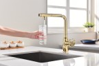 Смеситель для кухни Urban, золото, Ur213104-G, Starke-Paulmark