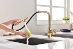 Смеситель для кухни Urban, золото, Ur213104-G, Starke-Paulmark