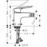 Смеситель для биде Hansgrohe Logis E 71232000 хром
