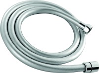 Шланг для душа 2 метра, армированный силикон, серый, блистер 08006