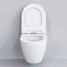 Унитаз Queen 113T20001R (570*360*400) БЕЛЫЙ подвесной БЕЗОБОДКОВЫЙ, 1 место