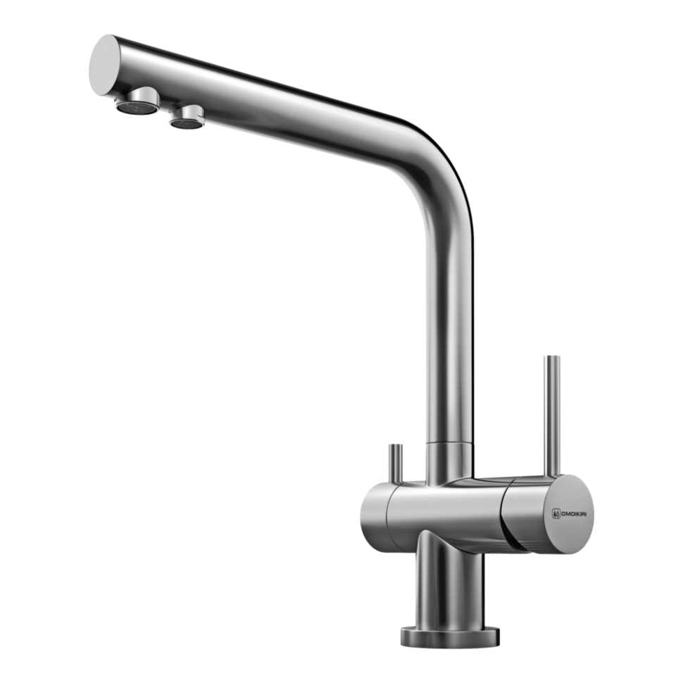 Смеситель для кухни Omoikiri Nagano-BN латунь/нержавеющая сталь