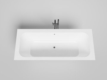 Ванна встраиваемая ORLANDA AXIS 190x80 покраска по RAL полностью S-Sense Матовое