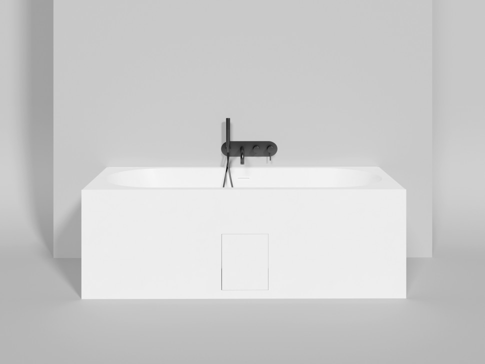 Ванна встраиваемая ORNELLA AXIS KIT 170x75   покраска по RAL полностью S-Sense Матовое