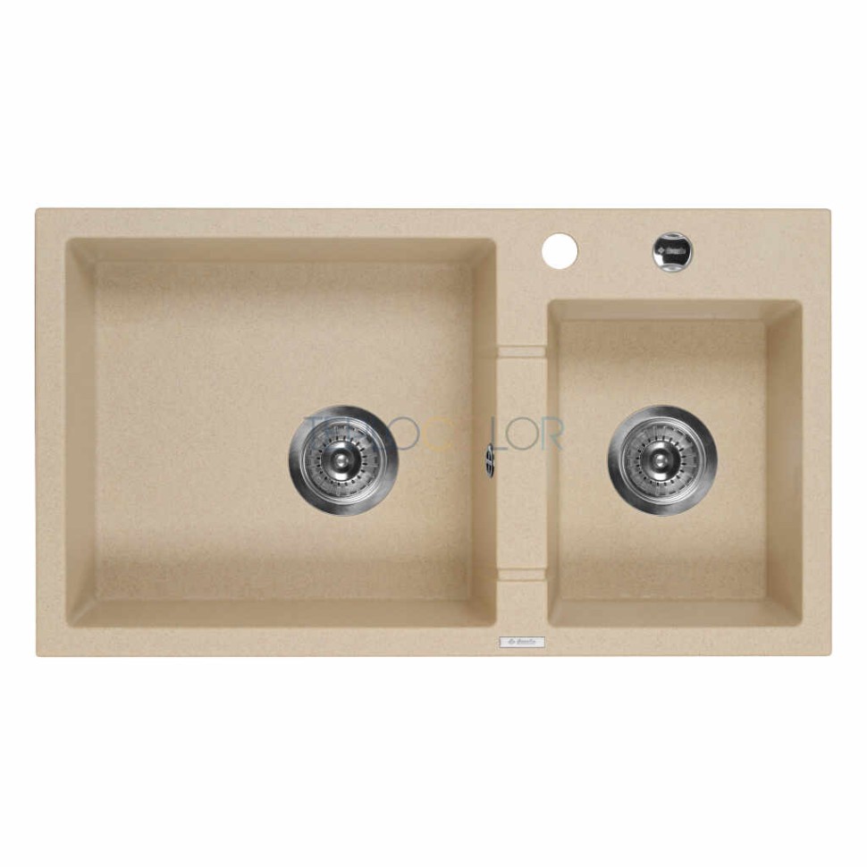 Гранитная мойка, 2-чаши