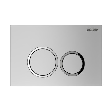 Комплект 3 в 1: Grossman инсталляция 900.K31.01.000+клавиша 700.K31.01.110.110 хром матовый+унитаз GR-4440S, 3 места
