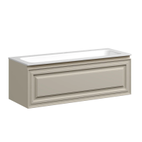 Тумба подвесная SANCOS Very 1195х445х406, c одним ящиком оснащенным доводчиками, Beige Soft , арт.VR120CE