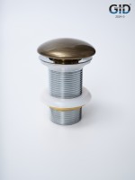 Донный клапан Gid без перелива Bzk100 74404K бронза 7x7x10