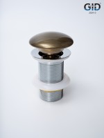 Донный клапан Gid без перелива Bzk100 74404K бронза 7x7x10