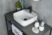 Раковина Gid N9044 51165 накладная белая 38.5x38.5x14