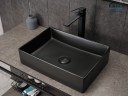 Раковина Gid Bm1204 53360 накладная черная матовая 45x32x11