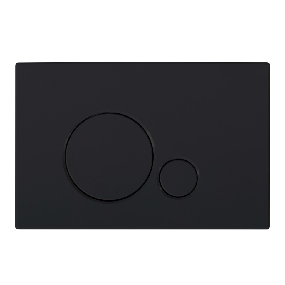 Кнопка смыва BelBagno SFERA BB017-SR-NERO.M, цвет-черный матовый Tocco Morbido