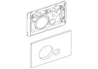 Кнопка смыва BelBagno SFERA BB017-SR-NERO.M, цвет-черный матовый Tocco Morbido