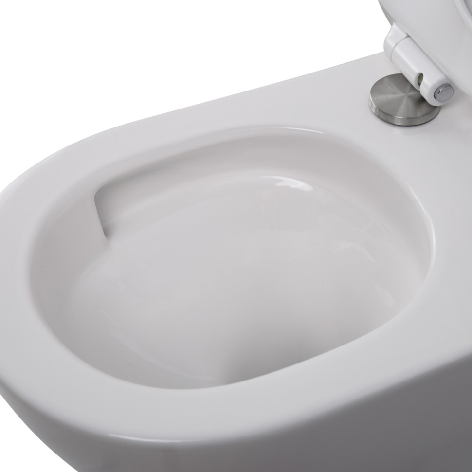Чаша подвесного безободкового унитаза Belbagno со смывом TORNADO BelBagno AMANDA-TOR BB051CH-TOR-FC