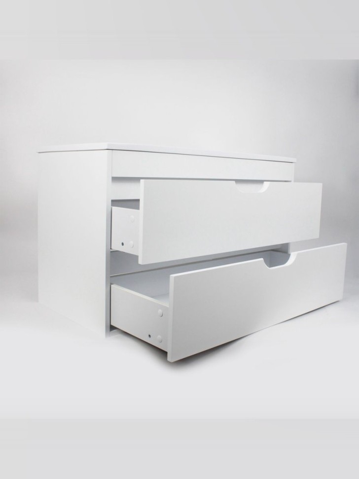 Тумба под раковину для ванной подвесная Uperwood Modul 95х44,4х55 см, белаяатовая