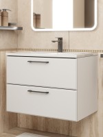 Тумба под раковину Uperwood Foster NEW 70 см, подвесная, белая