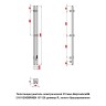 Полотенцесушитель электрический Оттимо ВертикaлеКВ 2115120GBR4EN 15*120 диммер R, золото брашированное  