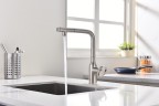 Смеситель для кухни Urban, никель, Ur213104-NI(BS), Starke-Paulmark