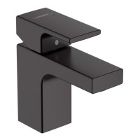 Смеситель для раковины Hansgrohe Vernis Shape 70 со сливным гарнитуром 71560670 черный