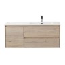 База под раковину подвесная BelBagno KRAFT-1000-2C-1A-SO-RGB-R Rovere Galifax Bianco