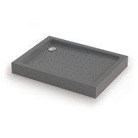 Душевой поддон прямоугольный Veconi Tezeo Acrylic TZ-54GR, 1200x900x150, акрил, серый