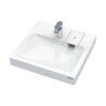 Раковина над стиральной машиной BERG 710431, белая, 60х50, с комплектом, Paulmark