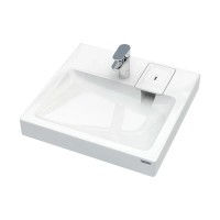 Раковина над стиральной машиной BERG 710431, белая, 60х50, с комплектом, Paulmark