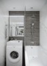 Раковина над стиральной машиной BERG 710431, белая, 60х50, с комплектом, Paulmark