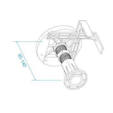 Крепеж к экрану RGW NG-01 (B)