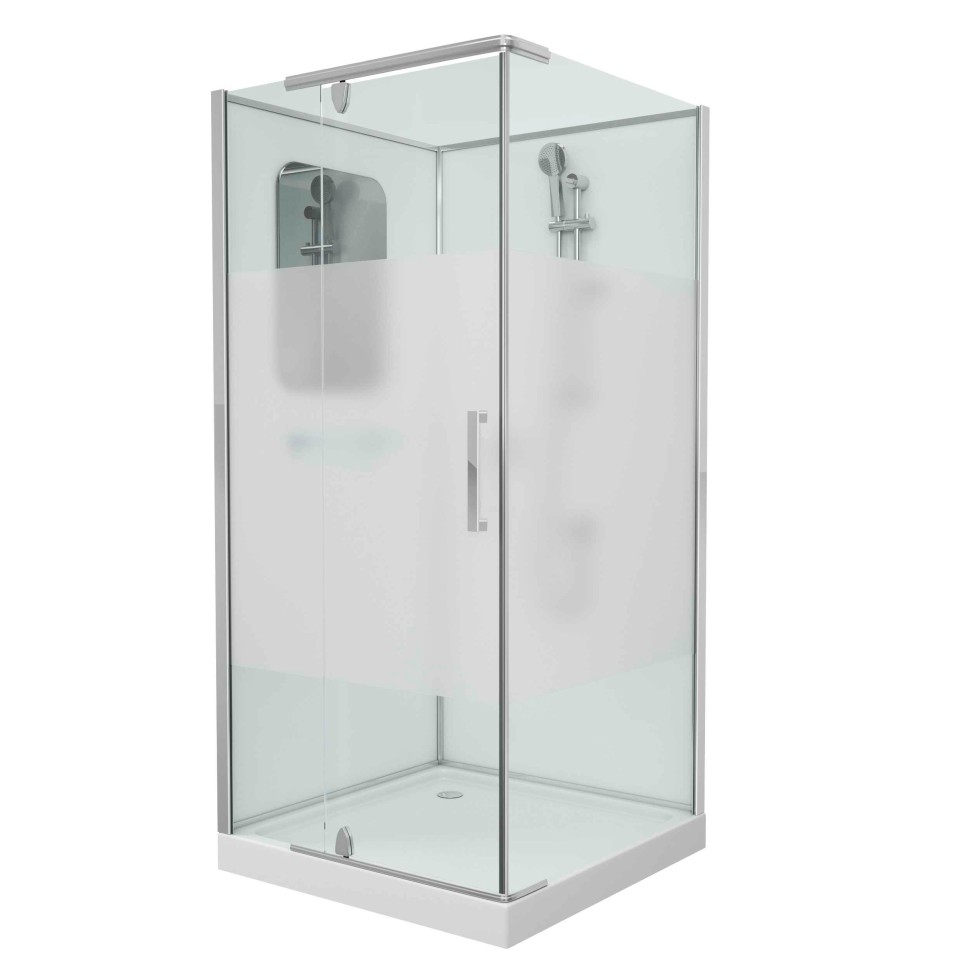 Душевая кабина Grossman Classic GR171QL (90х90х205) дверь распашная,4 места