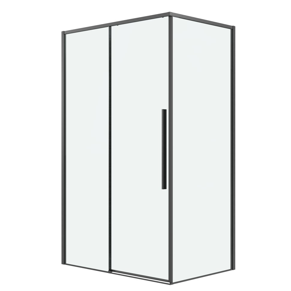 Душевое ограждение Grossman Galaxy 100.K33.01.100.42.00-200.K33.01.100.42.00 (100х100х195) раздвижная,графит сатин,стекло прозрачное,2 места