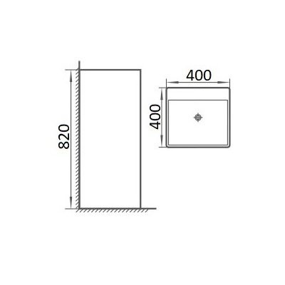 Раковина Ceramalux P7005L
