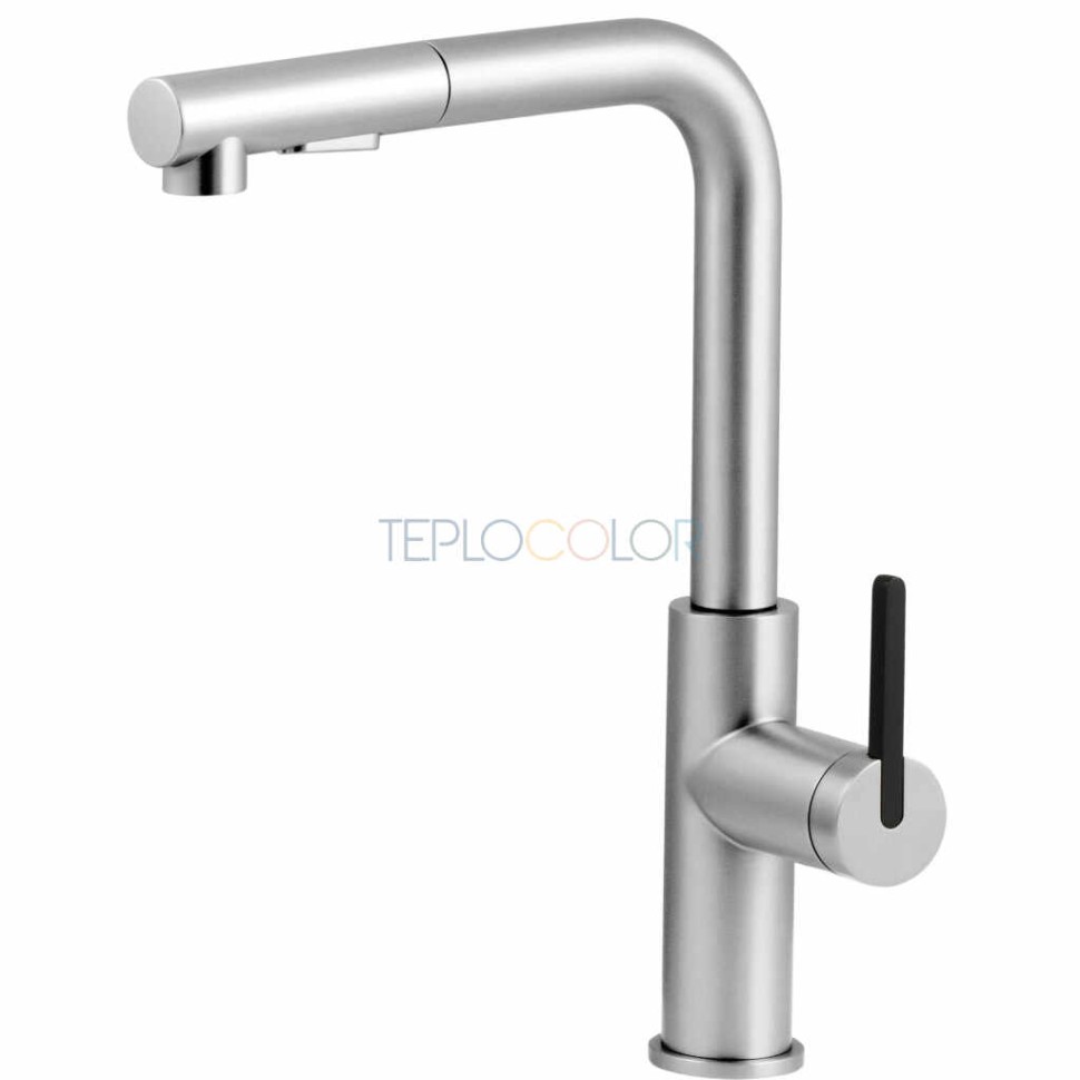 Смеситель для кухни, с выдвижным изливом