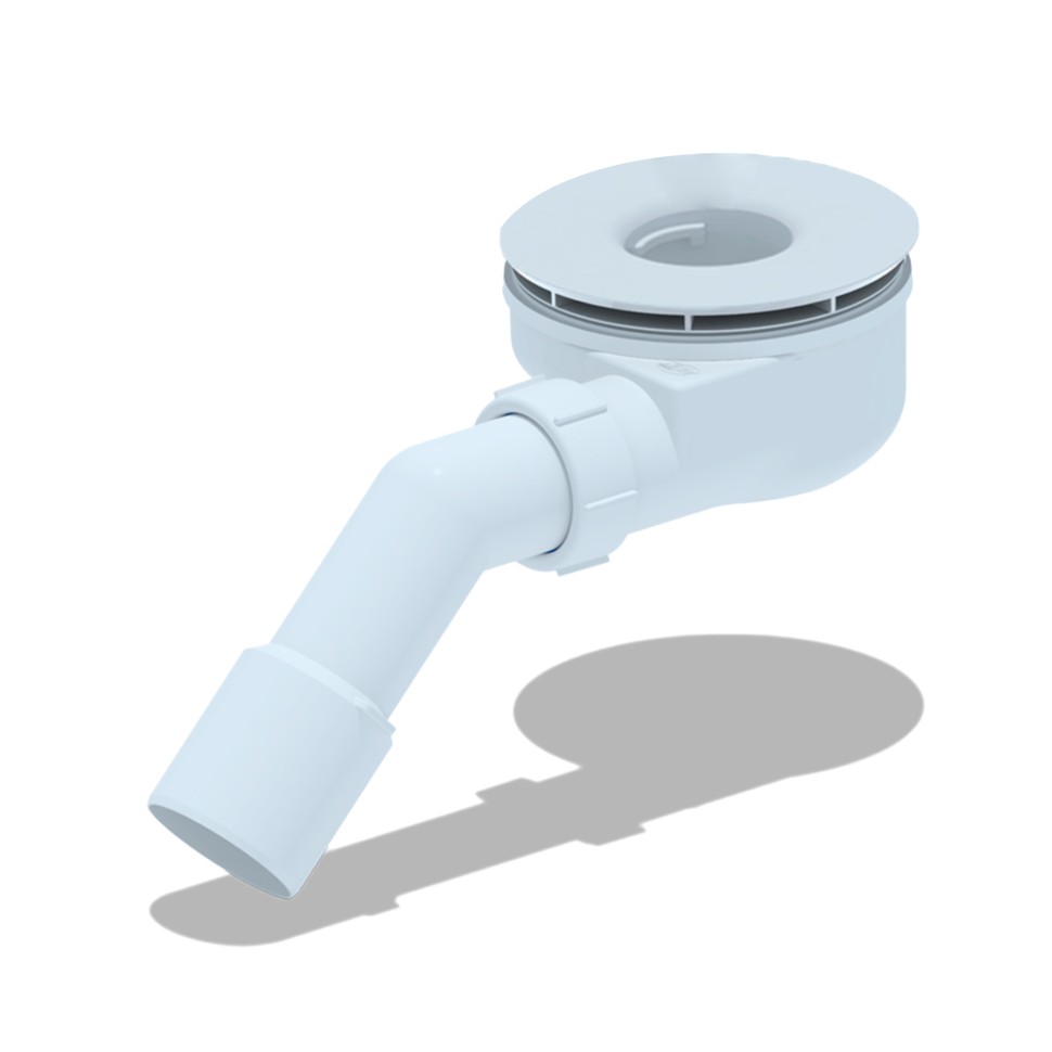 Сифон для поддонов E351C-01 Волна Графит