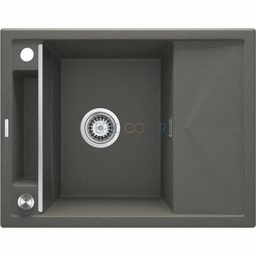 Гранитная мойка - магнитная, 1-чаша с осушкой